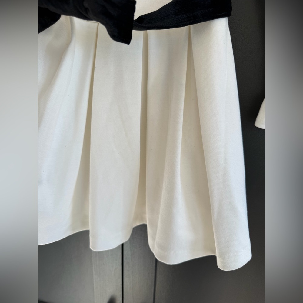 Polo Ralph Lauren | Cream Dress Velvet Belt | 3Y | Pleat skirt | Ruffle cuff - Picture 4 of 8
